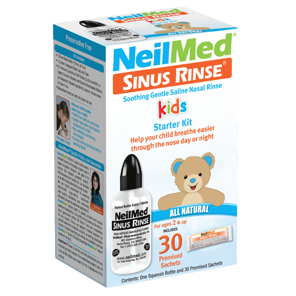 Sinus Rinse Starter Kit KID Sachets 30x