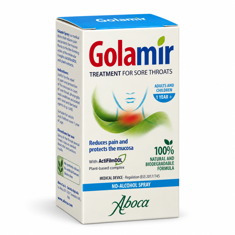 Aboca Golamir 2 Act Spray (Alcohol Free) 30ml Adults & Baby (1-6Y) - Image 2