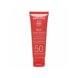 Apivita Bee Sun Safe Anti Spot Anti Age Cream SPF50 Tinted 50ml