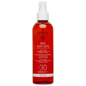 Apivita Bee Sun Safe Satin Touch The Perfecting Body Oil SPF30 200ml