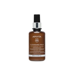 Apivita Cleansing Milk 3 In 1 Face & Eyes 200ml