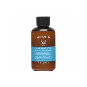 Apivita Hair Care Hydration Shampoo Hyaluronic Acid & Aloe Travel Size 75ml
