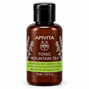 APIVITA MINI TONIC MOUNT.TEA SH.GEL 75ML