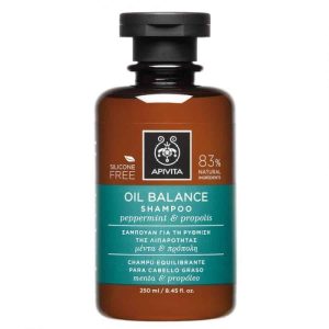 Apivita Shampoo Oil Balance Mint & Propolis 250ml