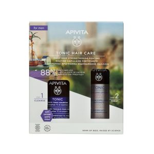 APIVITA TONIC LOTION & MENS TONIC SHAMPOO SET 2024