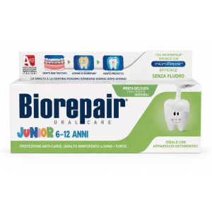 Biorepair Junior 6-12 Mint T/Paste 75ml