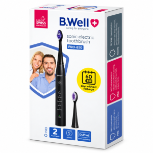 B.Well Pro-850 Black Electric Toothbrush