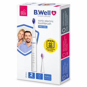 B.Well Pro-850 White Electric Toothbrush