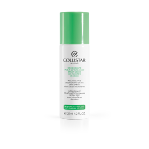 Collistar Body Multi-Active Deodorant 24 Hour Dry Spray With Cotton Microfibres 125ml