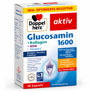 Doppelherz Gelenk Glucosamin 1600mg, Kollagen, MSM 40caps