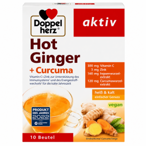 Doppelherz Hot Ginger + Curcuma 10 Sachets