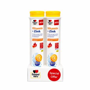 Doppelherz Vitamin C + Zinc 15 Effervescent 1 Tablets + 1