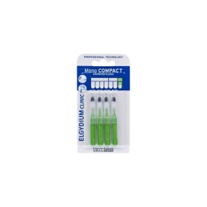 Elgydium Clinic Mono Compact 1.1Mm Interdental Brushes 4 Pcs