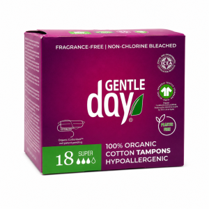 GENTLE DAY TAMPONS SUPER X18PCS