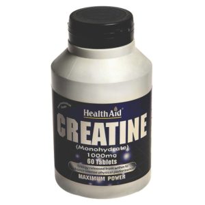 Health Aid Creatine Monohydrate 1000mg, 60 Tablets