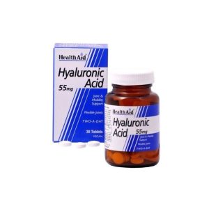 Health Aid Hyaluronic Acid 55mg 30 Tablets