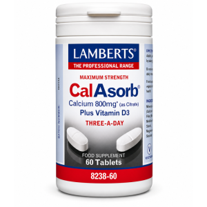 Lamberts Calasorb Calcium 800mg Plus D3 60 Tablets
