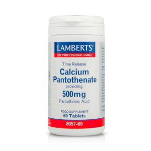 Lamberts Calcium Pantothenate (B5) Time Release 500mg 60 Tablets