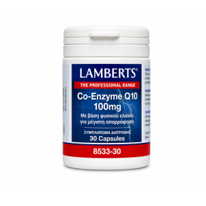 Lamberts Co-Enzyme Q10 100mg 30 Tablets