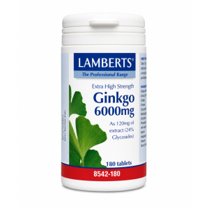 Lamberts Ginkgo 6000mg 180 Tablets