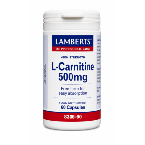 Lamberts L-Carnitine 500mg 60 Capsules