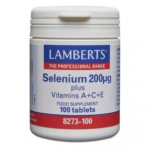 Lamberts Selenium A + C + E 200mg 100 Tablets