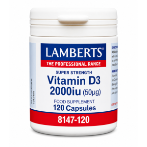 Lamberts Vitamin D3 2000IU 120 Capsules