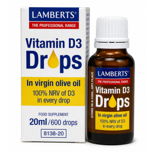 Lamberts Vitamin D3 200IU Drops 20ml