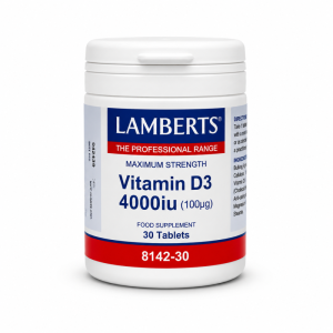 Lamberts Vitamin D3 4000IU 100mg 30 Tablets