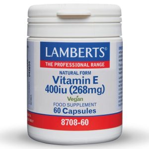 Lamberts Vitamin E Natural 400IU 60 Capsules