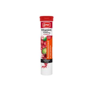 Lanes Vitamin C 1000mg + Cranberry 20 Tablets Efferv.