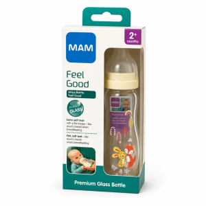 Mam Feel Good Glass Bottle 260ml 2m+ Unisex - 10017813