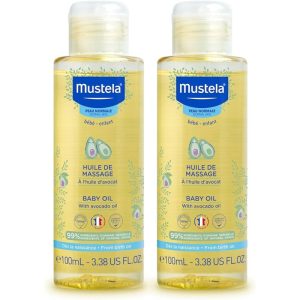 Mustela Baby Massage Oil 1 + 1 Free