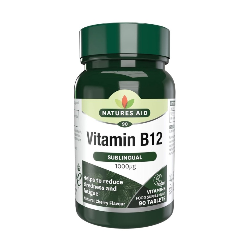 Nature's Aid Vitamin B12 Sublingual 1000mg 90 Tablets