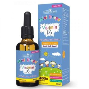 Nature's Aid Vitamin D3 Kids Drops 400IU 50ml
