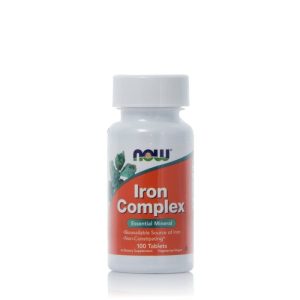 NOW Foods Iron Complex, 100 Tablets