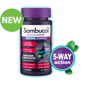 Sambucol Gummies Adults Menthol 30'S