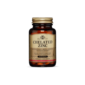 Solgar Chelated Zinc 22mg 100 Capsules
