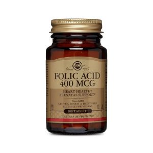Solgar Folic Acid 400mg 100 Tablets
