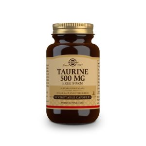 Solgar L-Taurine 500mg 50 Capsules