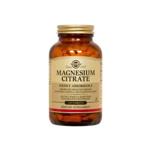 Solgar Magnesium Citrate 200mg 120 Tablets