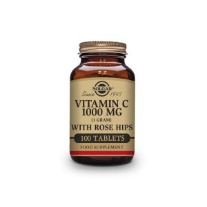 Solgar Vitamin C 1000 Rose Hips 100 Tablets