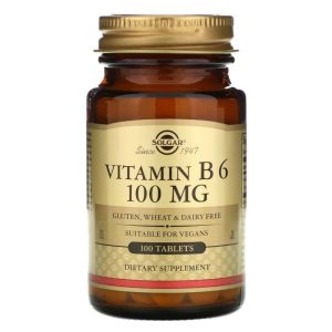 Solgar Vitamin B6 100mg 100 Tablets