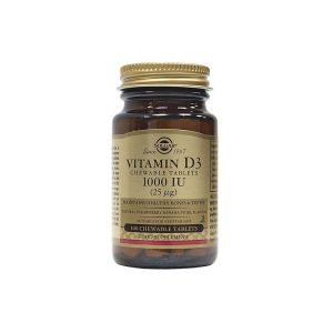 Solgar Vitamin D3 1000 Chewable Tablets