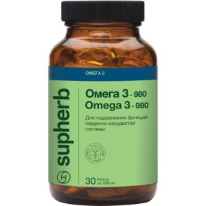 Supherb Omega 3 980 30 Soft Gel Capsules