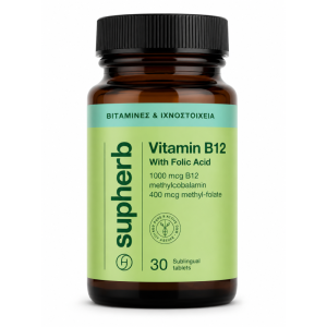 Supherb Vitamin B12 With Folic Acid 30 T