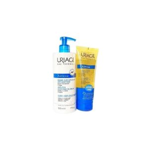 Uriage Xemose Anti-Itching Soothing Oil Balm 500ml & Free Cleansing Soothing Oil 200ml