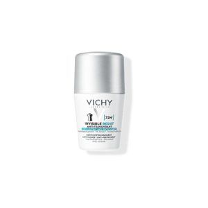 Vichy Deodorant Roll-On Invisible Resist Anti-Stains 72H 50ml (White)