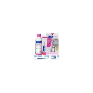 Vitis Gingival Pack Toothpaste, Mouthwash, Toothbrush